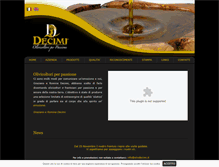 Tablet Screenshot of decimi.it
